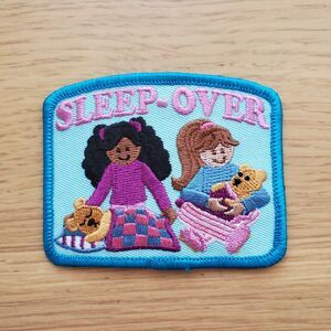 Vintage 90s Girl Scouts Sleep-Over Patch
